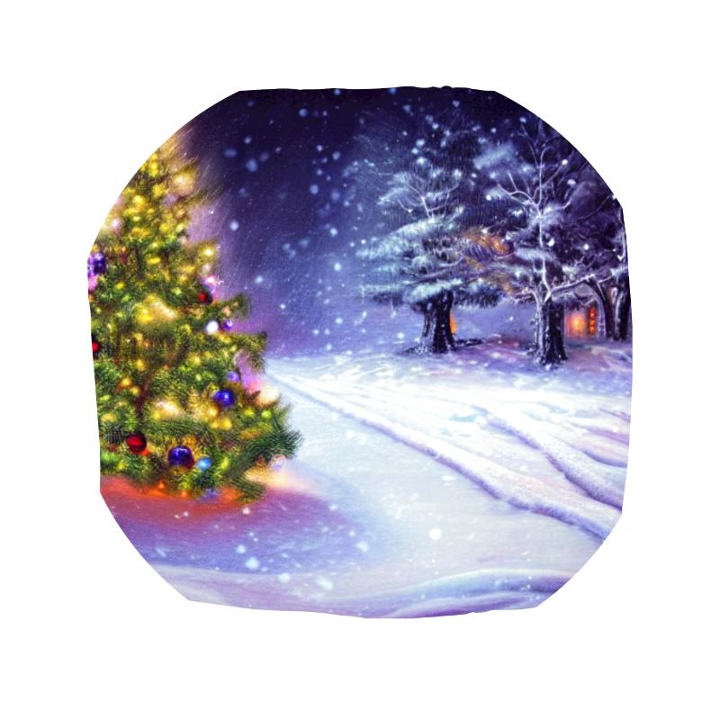 Weihnachtsbaum mit Schnee