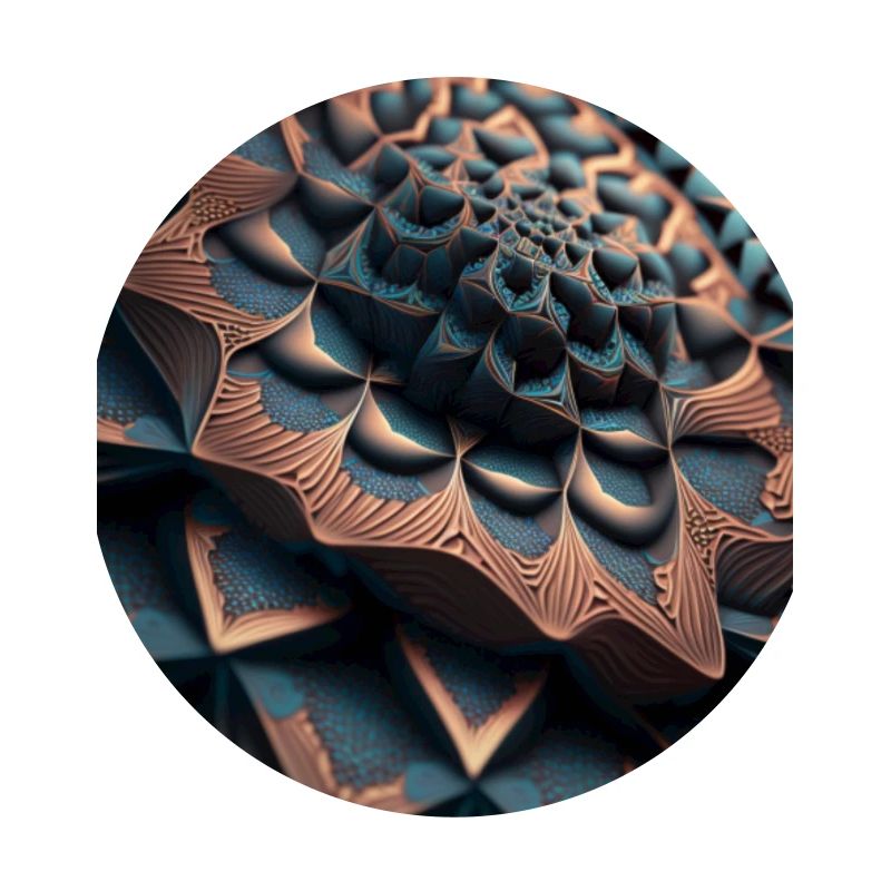 Si-Fi, pattern, abstract, orange, black