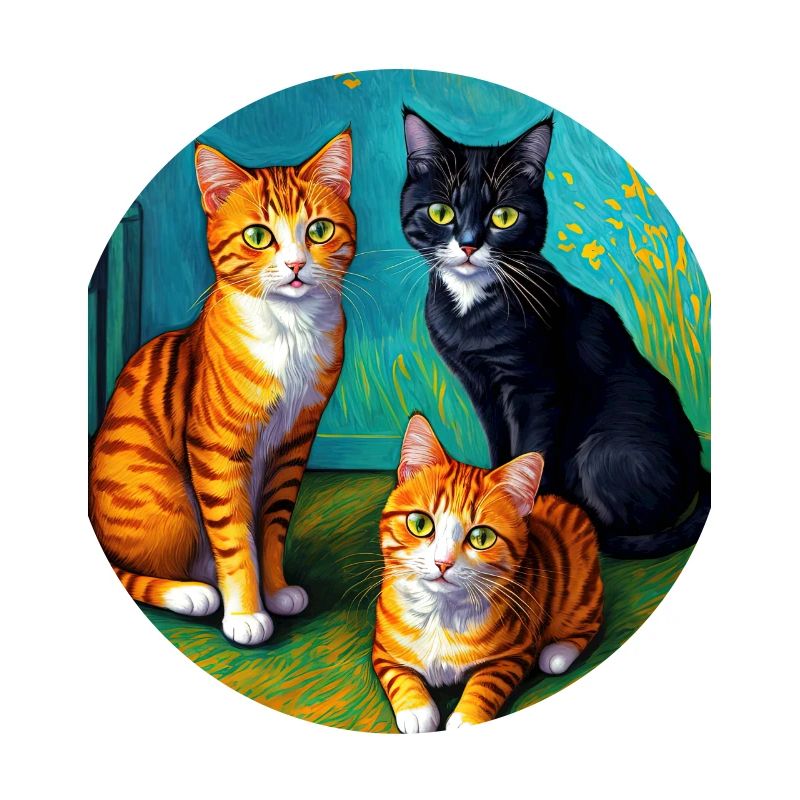 Surreal Impressionistic Cat Impressionism Cats Ar