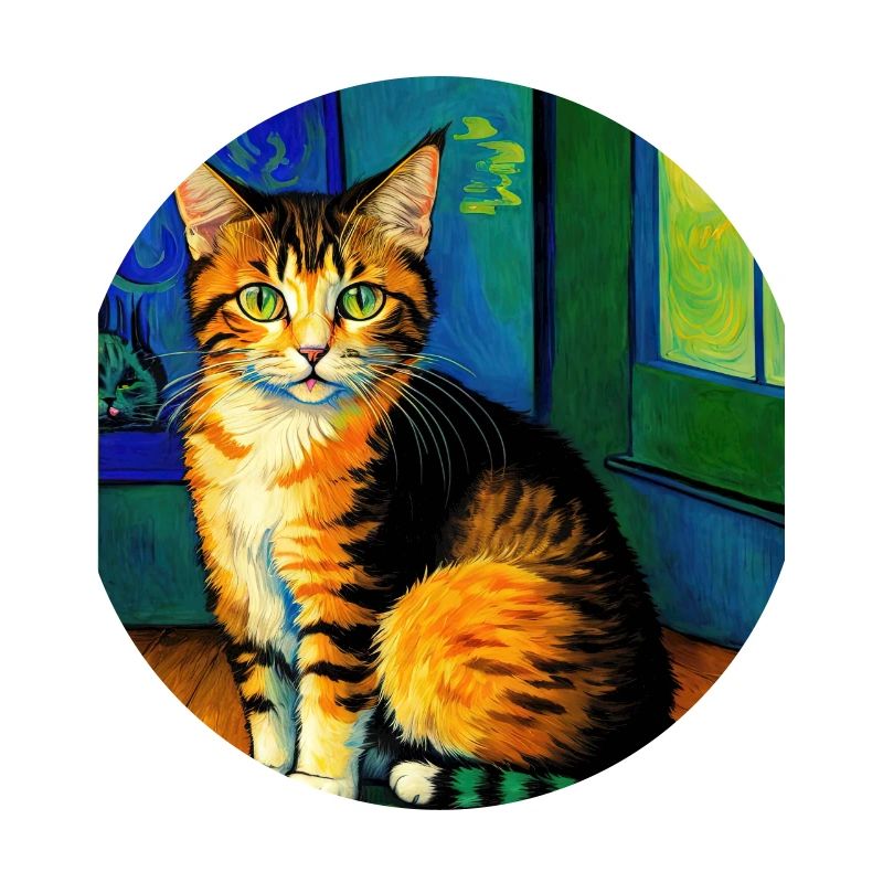 Surreal Impressionistic Cat Impressionism Cats Ar