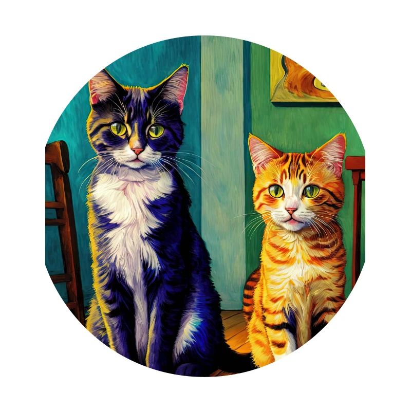Surreal Impressionistic Cat Impressionism Cats Ar