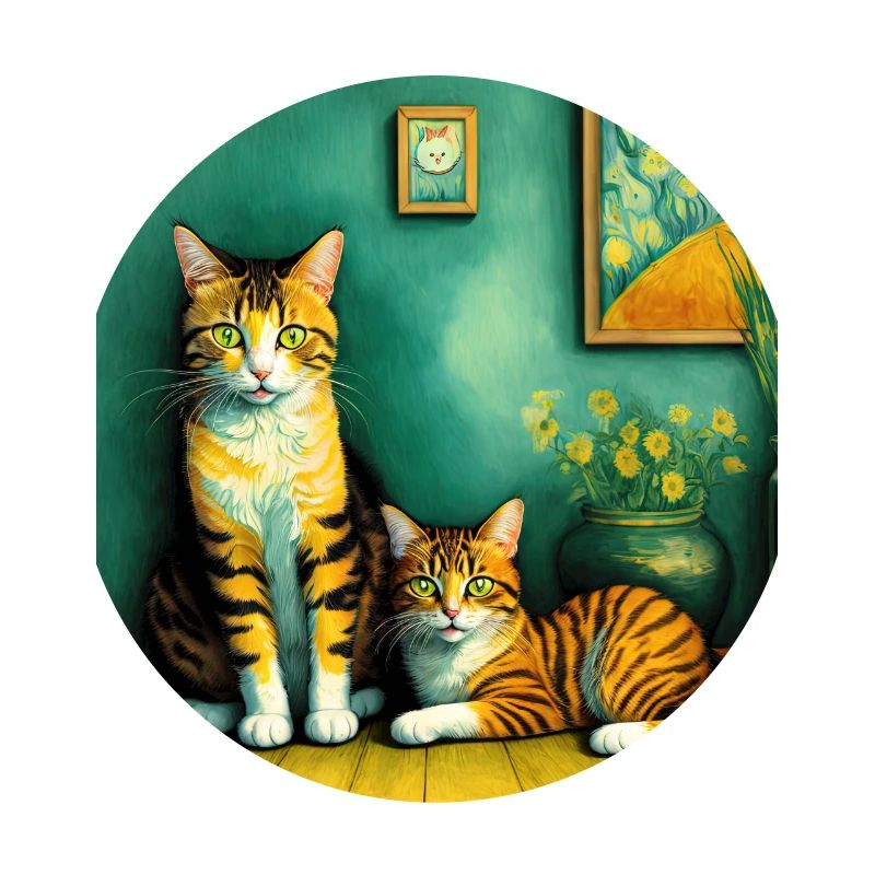 Surreal Impressionistic Cat Impressionism Cats Ar