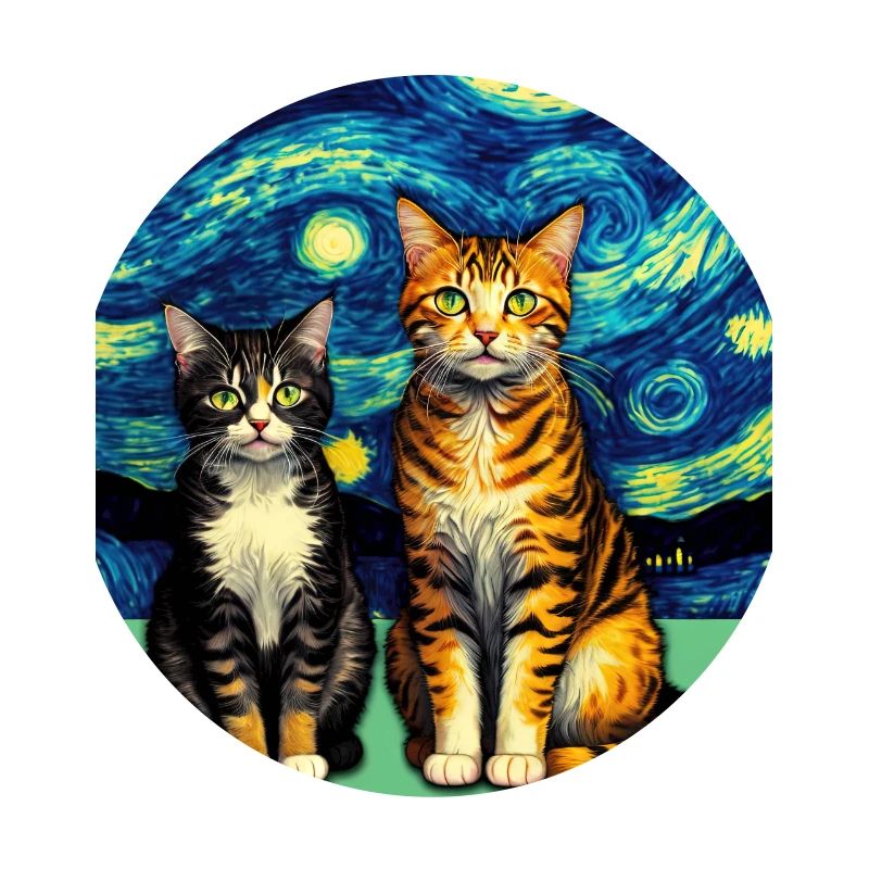 Surreal Impressionistic Cat Impressionism Cats Ar