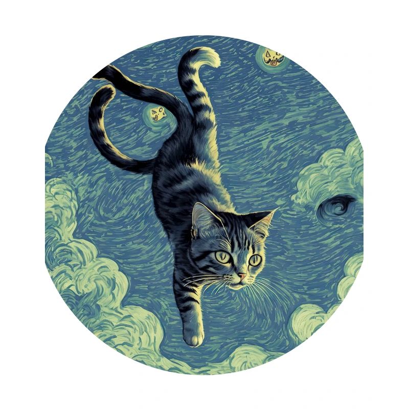 Surreal Impressionistic Cat Impressionism Cats Ar