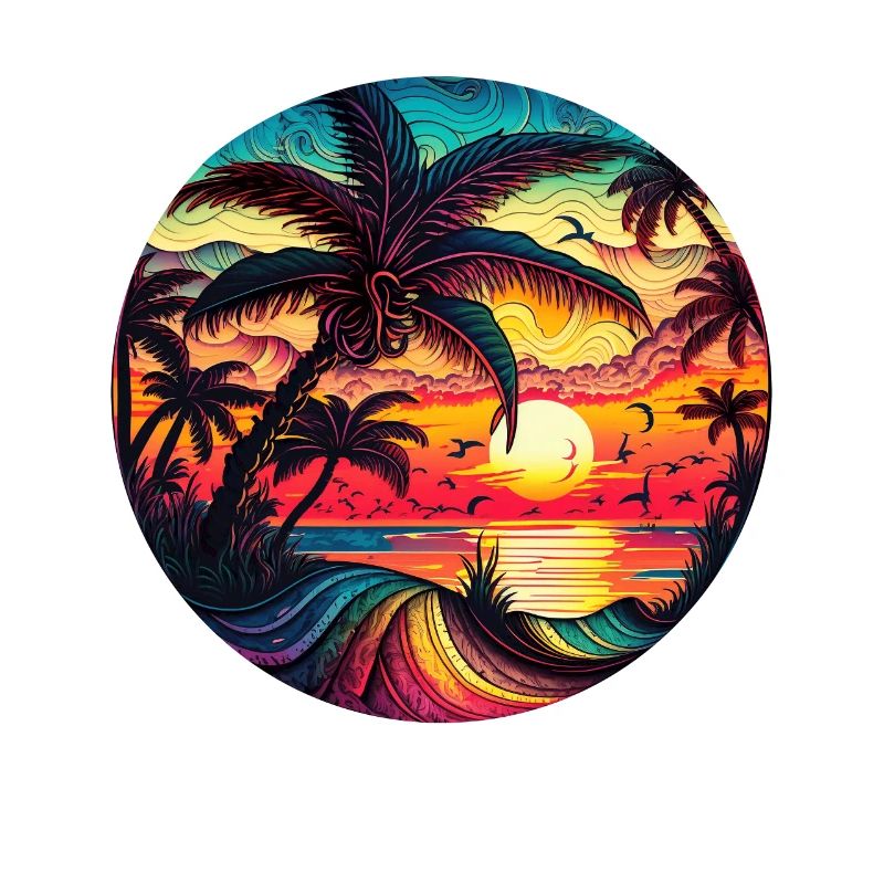 Sunset Over The Ocean