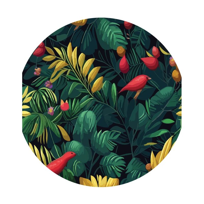 Jungle Pattern Tropical Pattern Rainforest Flowers