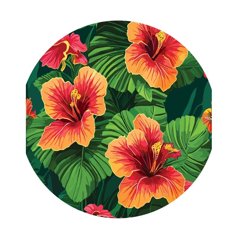 Jungle Pattern Tropical Pattern Rainforest Flowers