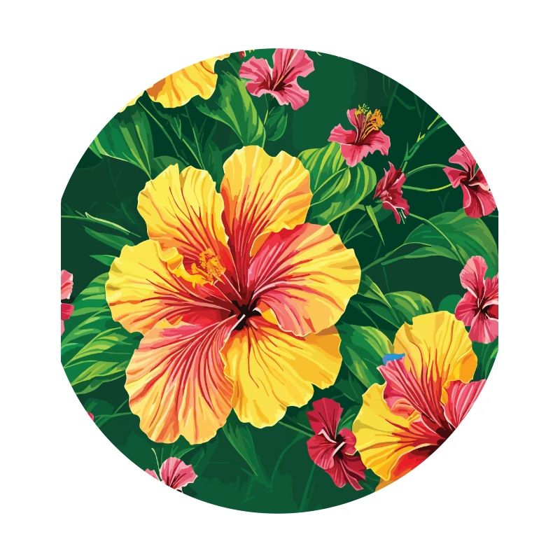 Jungle Pattern Tropical Pattern Rainforest Flowers