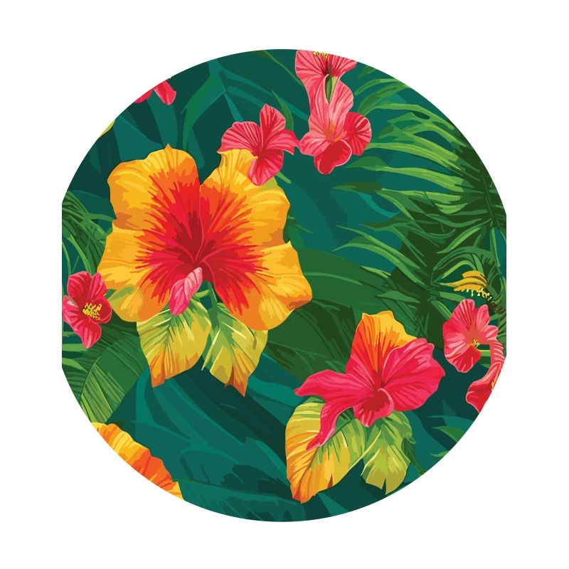 Jungle Pattern Tropical Pattern Rainforest Flowers