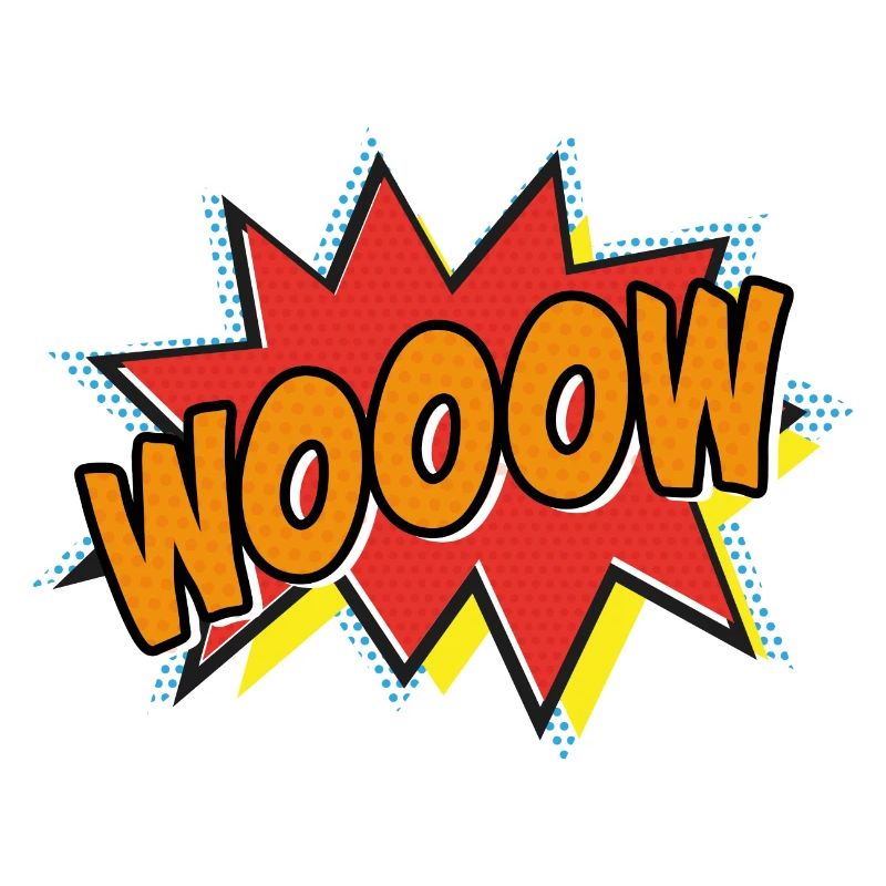 WOOOW - Wow! Comi Strip Style - Pop-Art – orange
