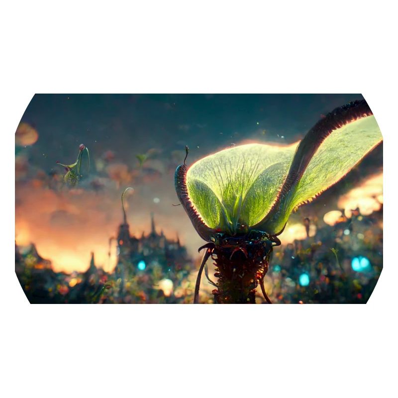 Futuristic Venus flytrap
