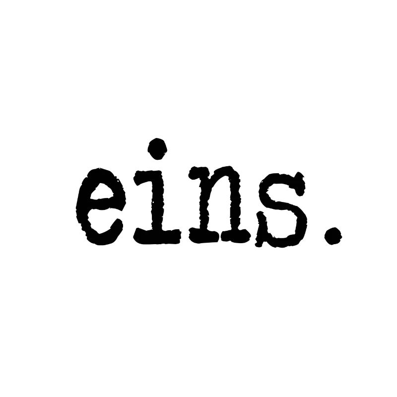 Erster Geburtstag - eins