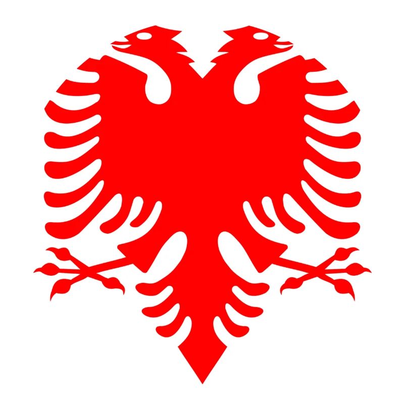 red double-headed eagle Albanian Double Eagle