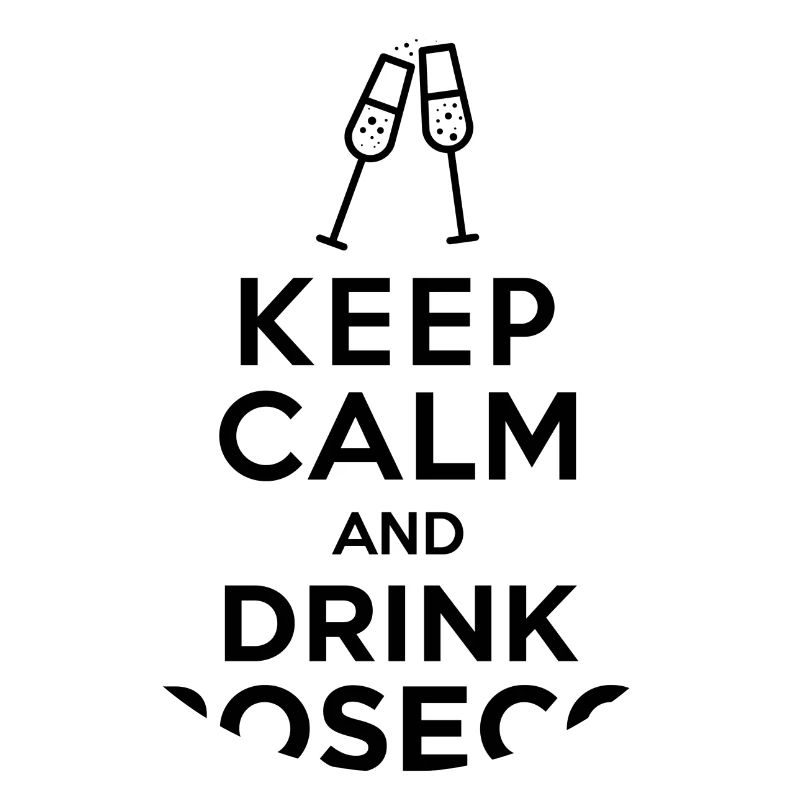 Keepcalm Prosecco Noir