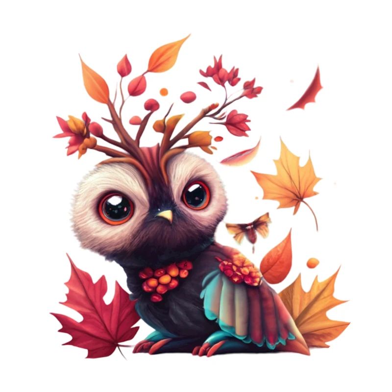 Herbst Wächter Eule