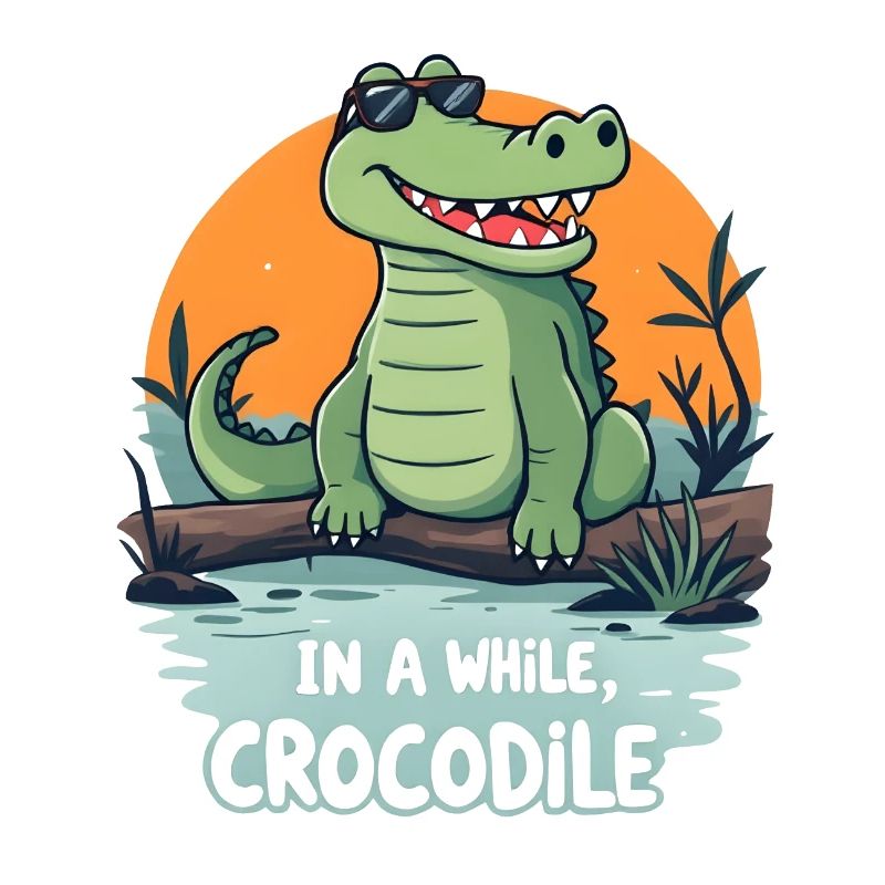 Lustiges Krokodil - In a while crocodile