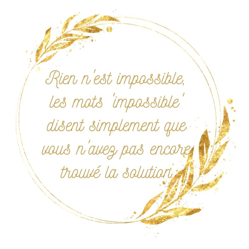 Impossible n'est pas Solution