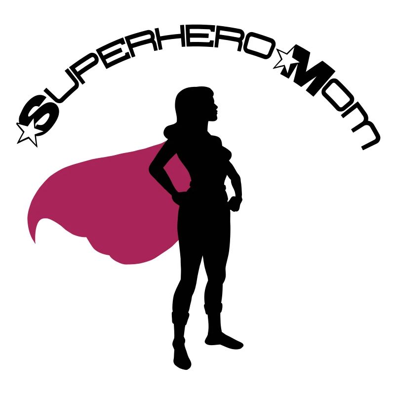 Superhero Held Superheldin Mama Muttertag Mutter