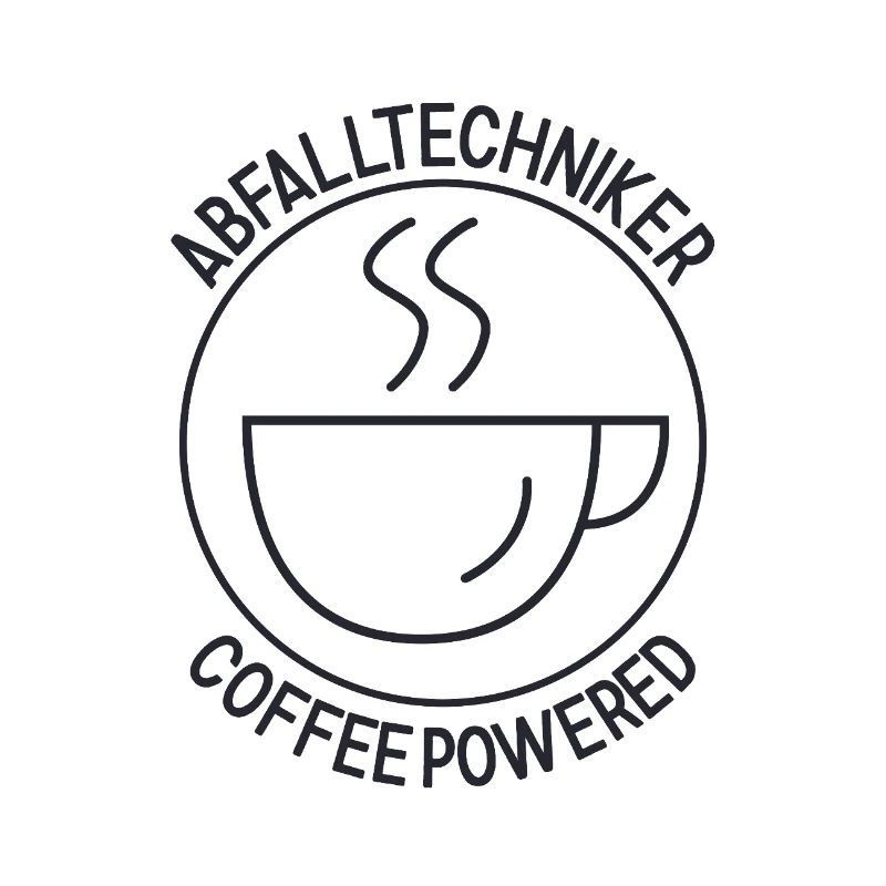 Abfalltechniker Coffee Powered