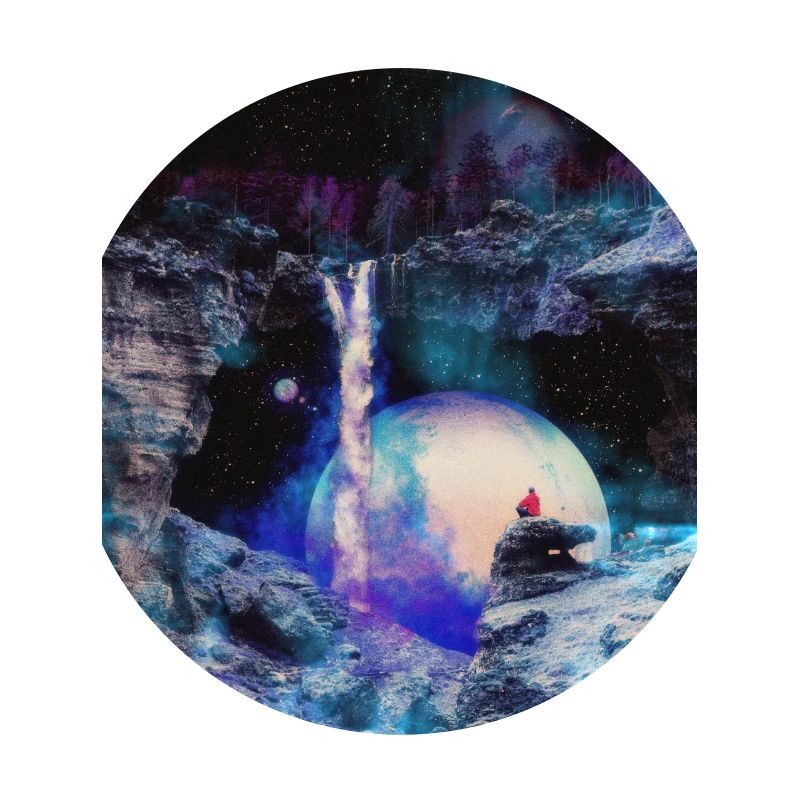 Space Cave avec cascade