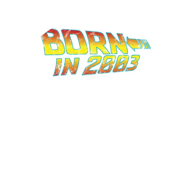 2003 Geburtstag Born in Back to Future