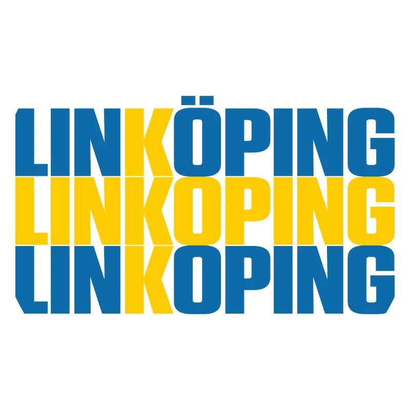 Linköping Suède Drapeau