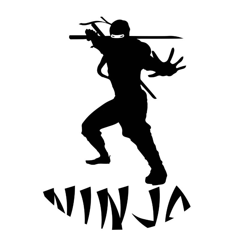 cooler schwarzer ninja