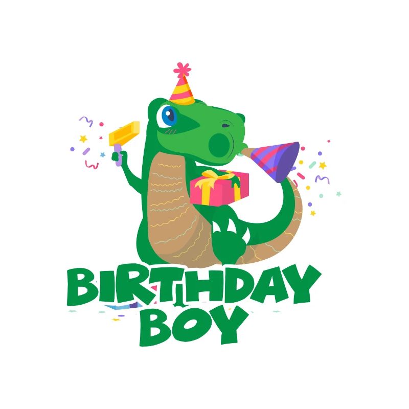 Geburtstagskind Geburtstag Junge Dino