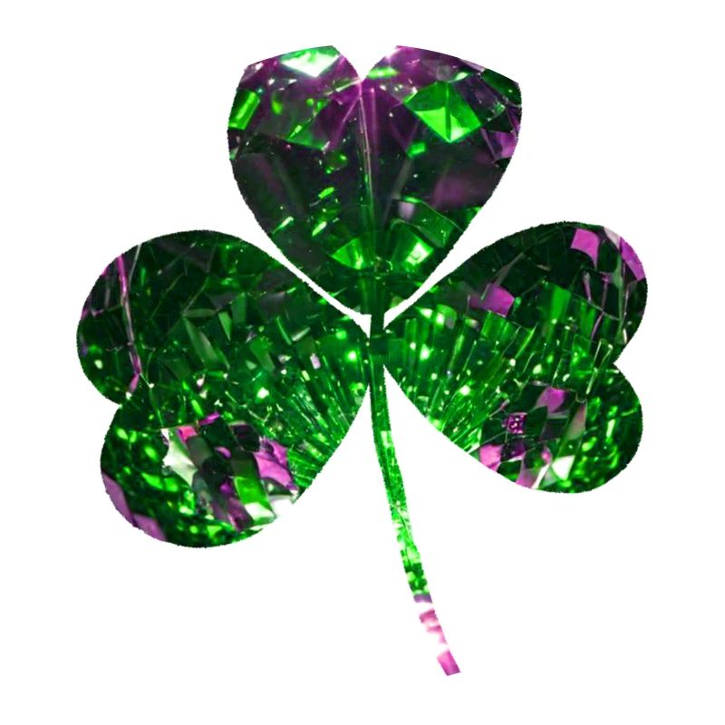 Clover,Sequins,Shamrock,Leaf,Green
