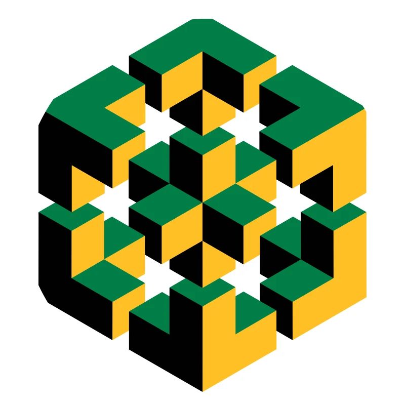 impossible figure Escher cube geometry fantasy