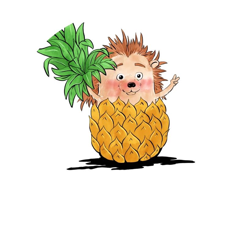 Igel-Ananas