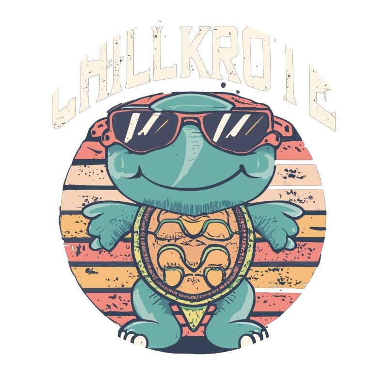 Relaxed turtles Chill toad