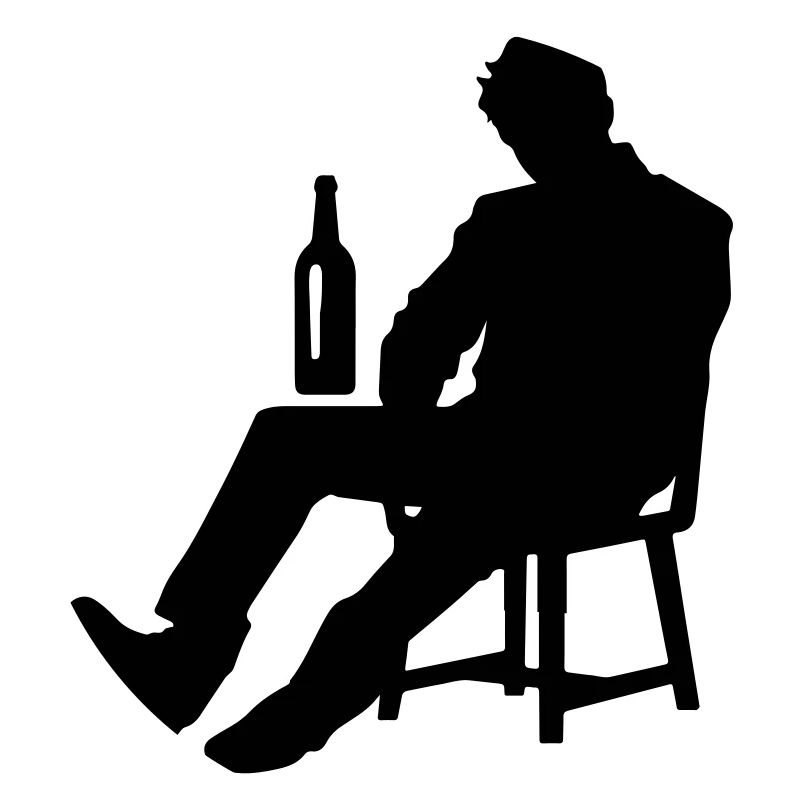 Drunk Man Drinking Drunk