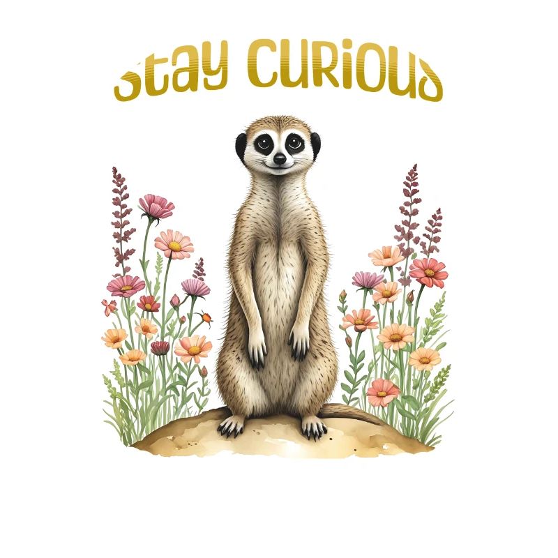 Restez curieux, suricate mignon