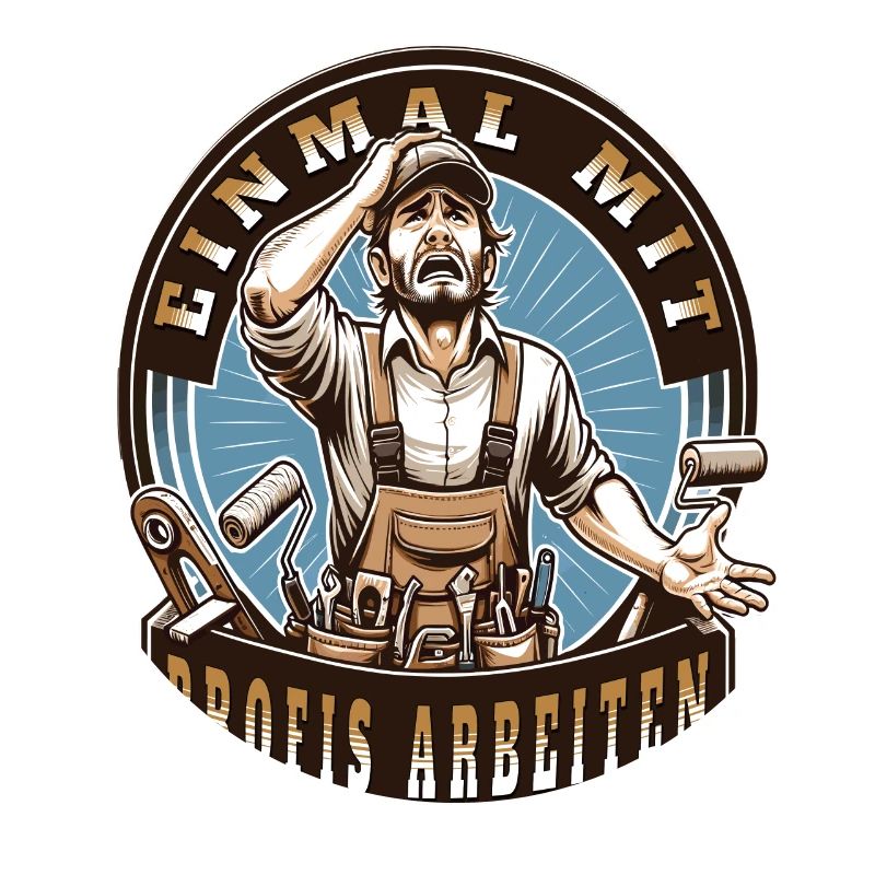 Working with professionals, funny master painter