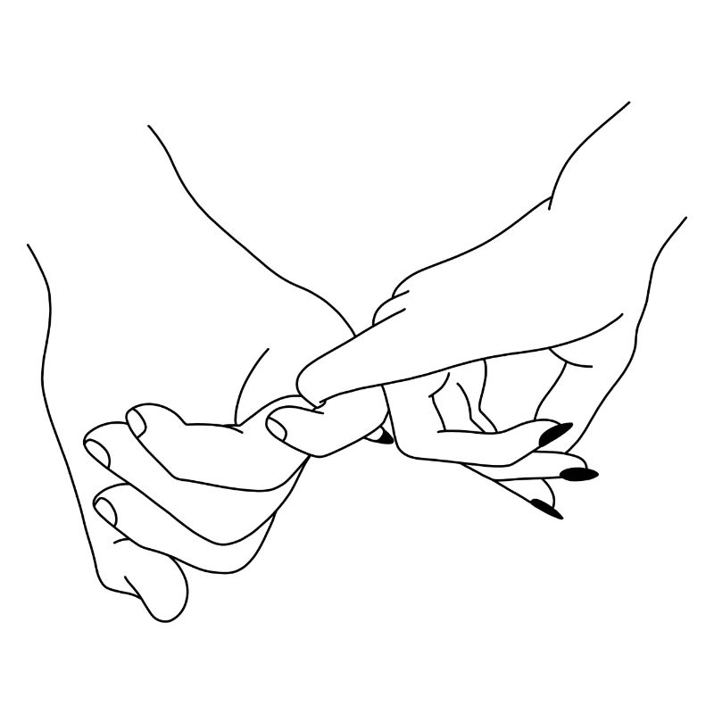 Main dans la main - amour - mains
