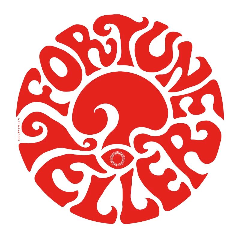 FORTUNE TELLER - rouge - diseuse de bonne aventure psychédélique