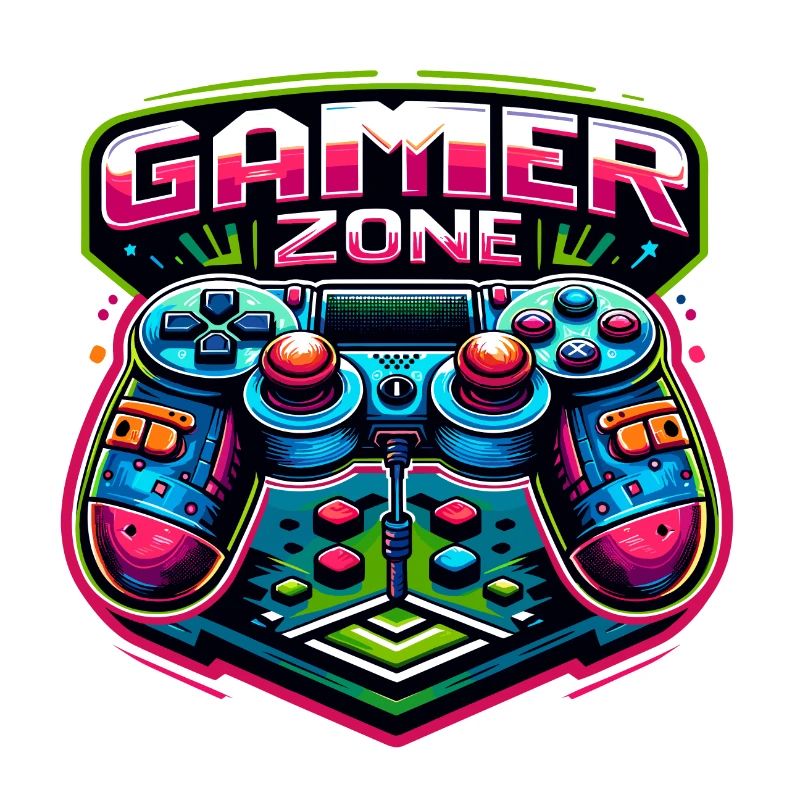Gamer Zone - Controller Illustration