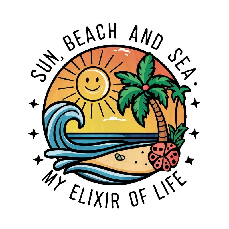 Le soleil, la plage et la mer - mon élixir de vie