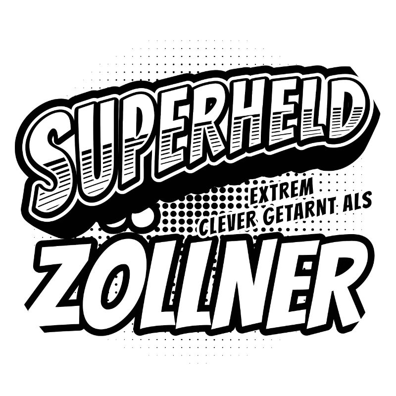 Superheld, clever getarnt als Zöllner