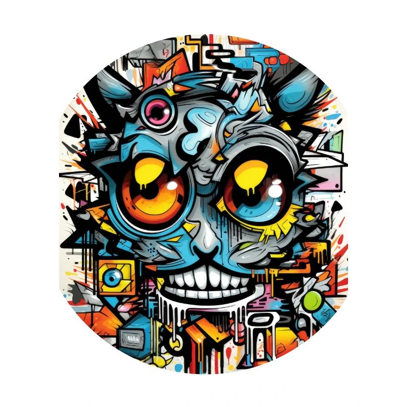 [MB] Aggressives Graffiti-Tier in Bunt