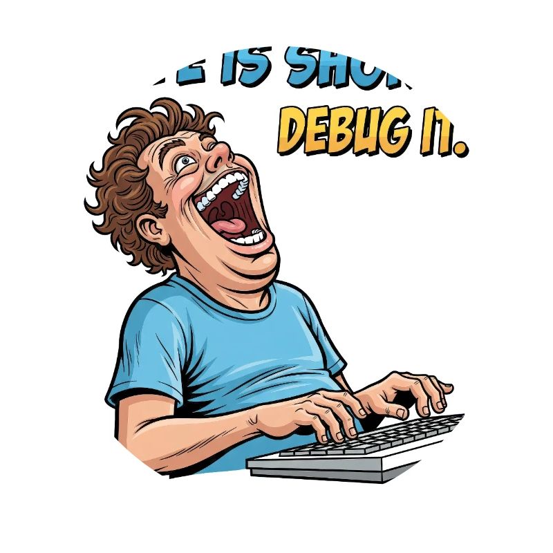 Debug Your Life: Witziges IT Programmierer Shirt