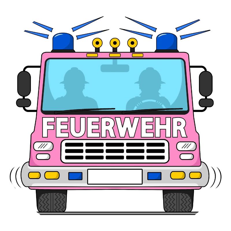 Fire engine in pink