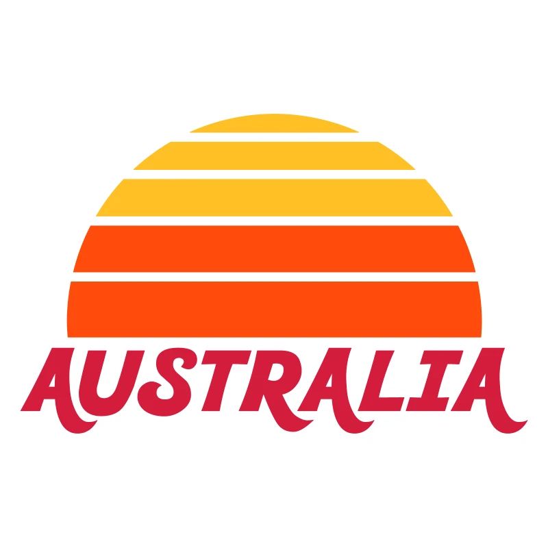 Australia (divided half sun)