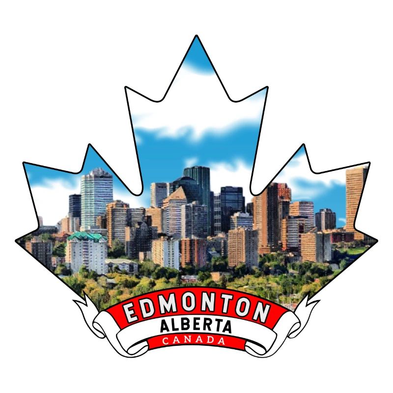Edmonton, Alberta, Kanada Maple Leaf