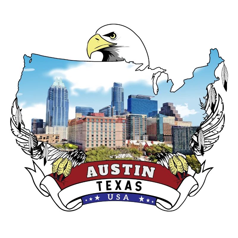 Austin, Texas, États-Unis Pygargue à tête blanche