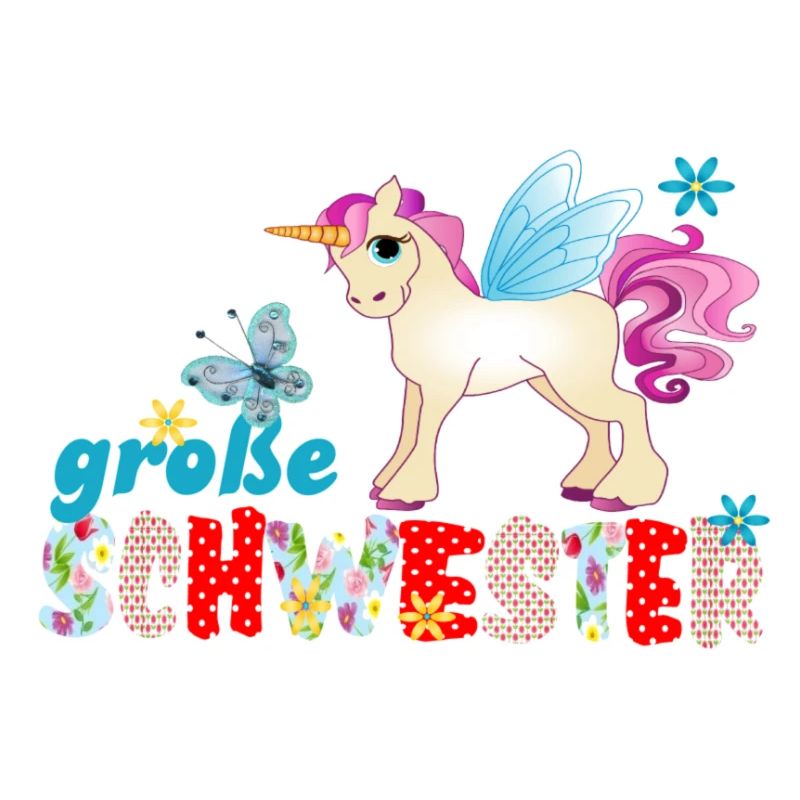 große Schwester Einhorn
