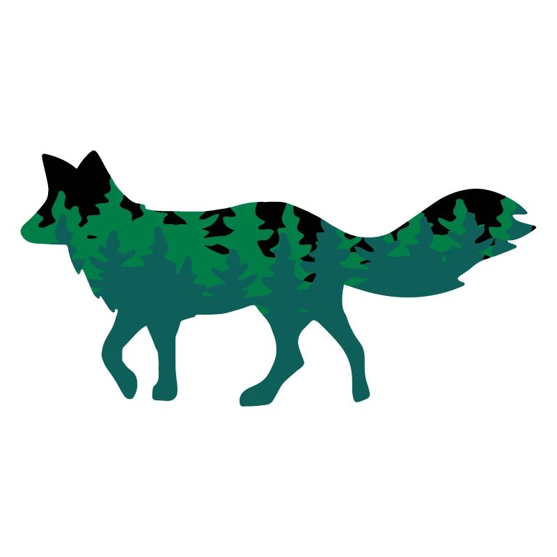 Fuchs Wildlife Fox Forêt de sapins