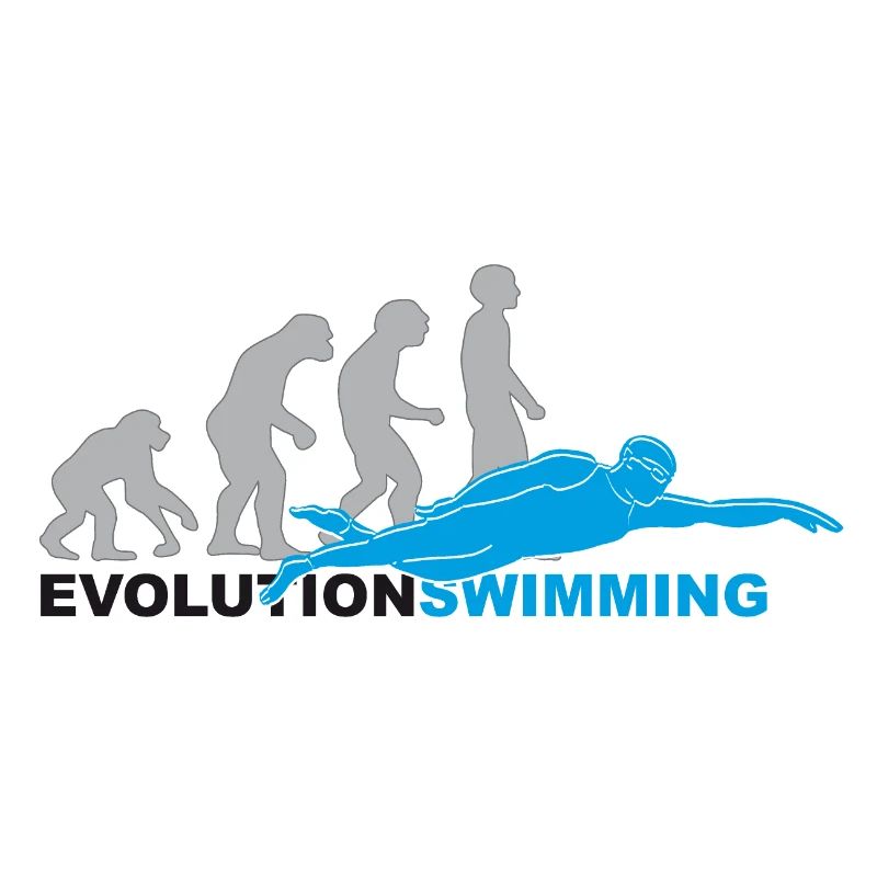 évolution nager, nager, nager, nageur
