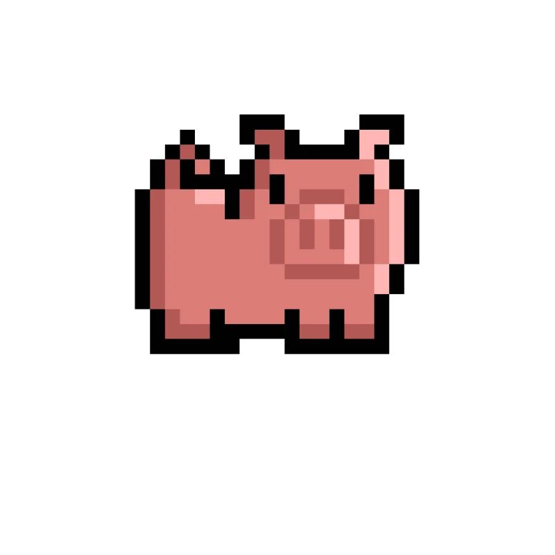 Retro pig
